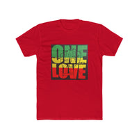 Cotton Crew Tee - ONE LOVE Unisex Shirt with High Quality Print