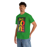 Valentine's Day SALE - ONE  LOVE Unisex Heavy Cotton Tee