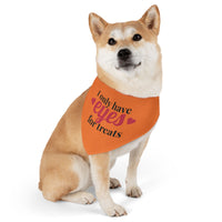 Yellow Pet Bandana Collar - Cute Dog Accessory for Treat Lovers, Dog Birthday, Pet Gifts, Stylish Dog Wear, Dog Fashion