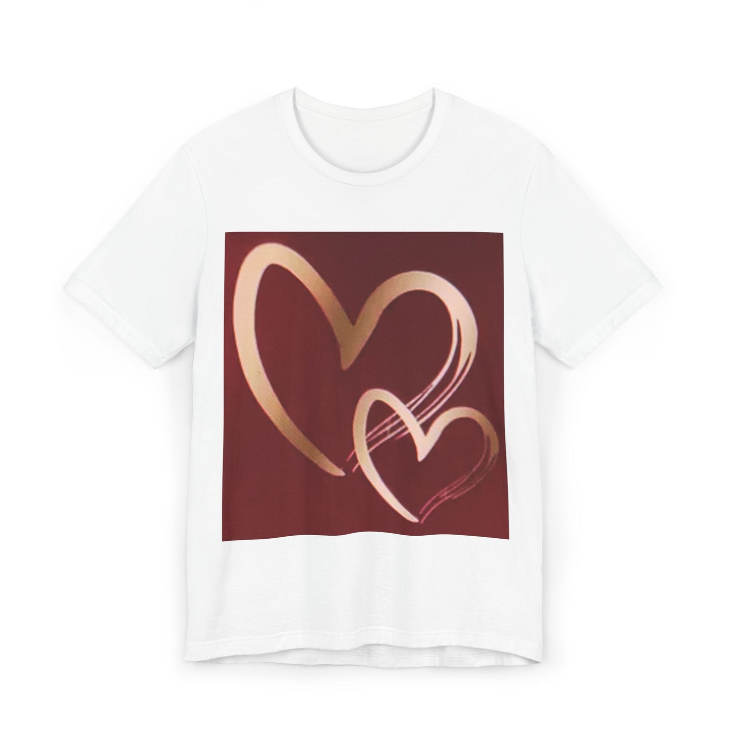 Love Heart Unisex Jersey T-Shirt - Perfect for Valentine's Day & Everyday Wear