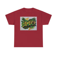 Jamaican Paradise Unisex Heavy Cotton Tee - Tropical Vibe T-Shirt