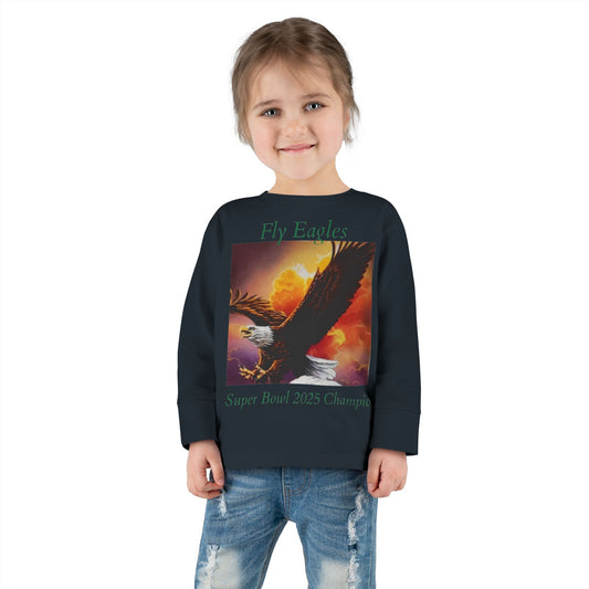 Eagles Super Bowl 2025 Champions Toddler Tee