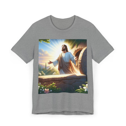Inspirational Faith T-Shirt: He Is Risen Indeed, Christian Apparel, Easter Gift, Religious Tee, Unisex Graphic Shirt