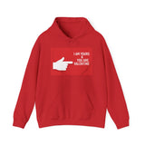 Valentine Arrow Hoodie - "I Am Yours & You Are Valentine" Romantic Sweatshirt