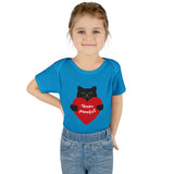 Baby Bodysuit – Black Cat Holding Heart “You’re Purrfect” Infant Onesie (Valentine’s/Newborn Gift)