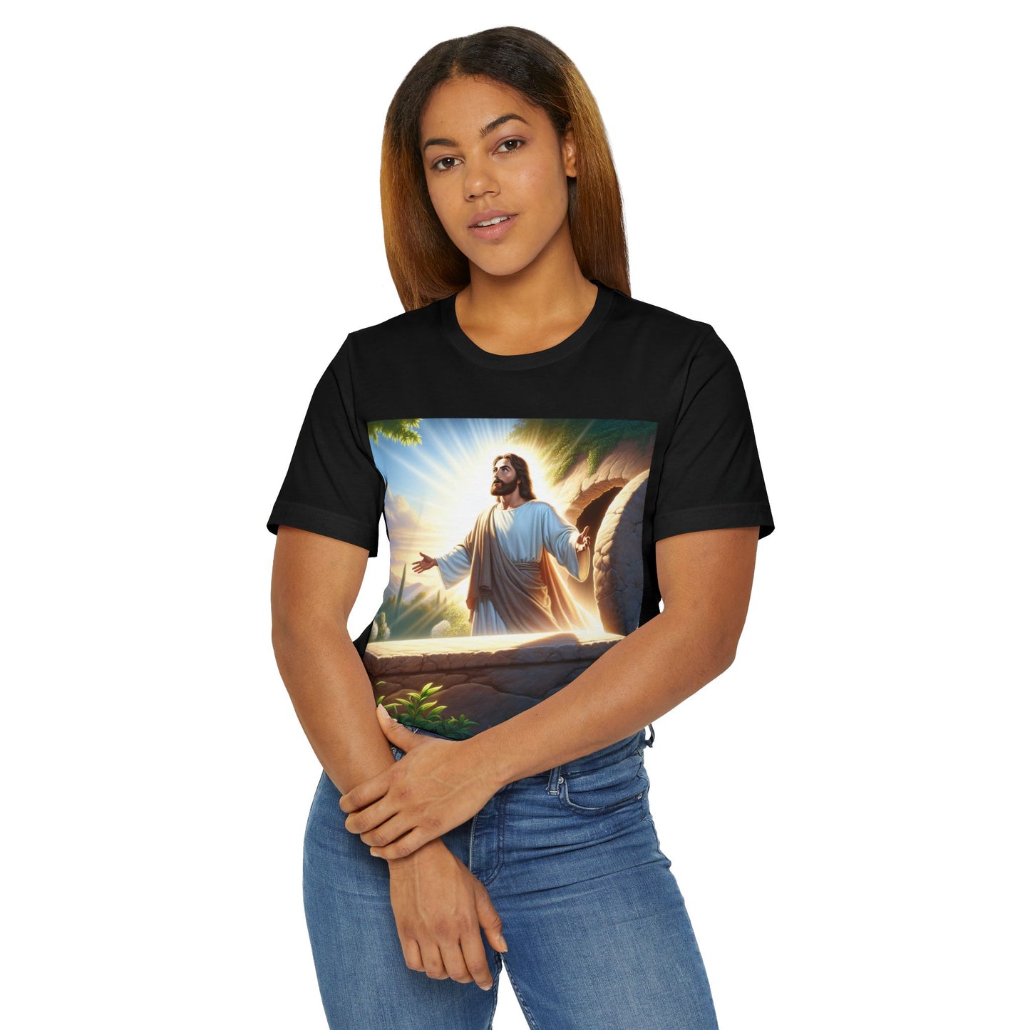 Inspirational Faith T-Shirt: He Is Risen Indeed, Christian Apparel, Easter Gift, Religious Tee, Unisex Graphic Shirt