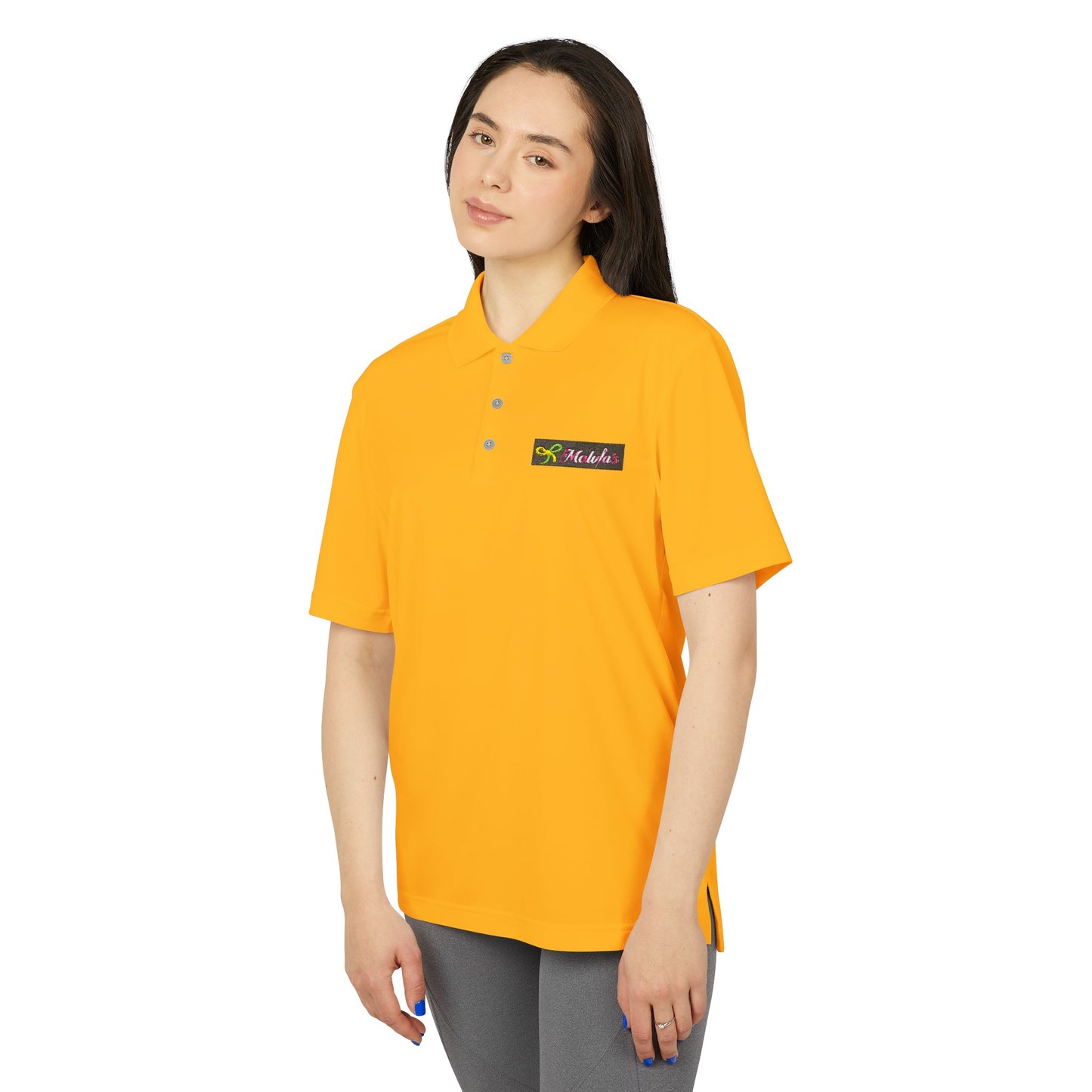 Athletic Polo Shirt, Adidas Unisex Performance Polo by MALVIA'S, Sports Apparel, Golf Clothing, Tennis Attire, Active Wear, Workout Top