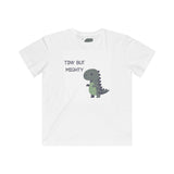Tiny But Mighty Dinosaur Kids Tee | Cute Dino Graphic Shirt