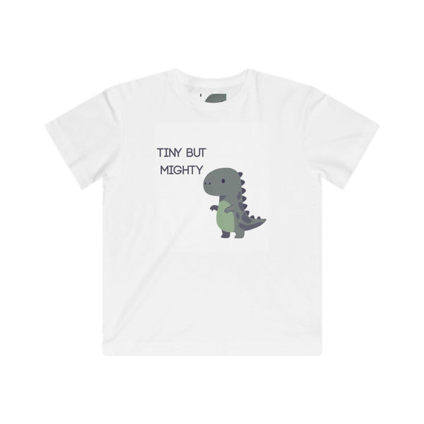 Tiny But Mighty Dinosaur Kids Tee | Cute Dino Graphic Shirt