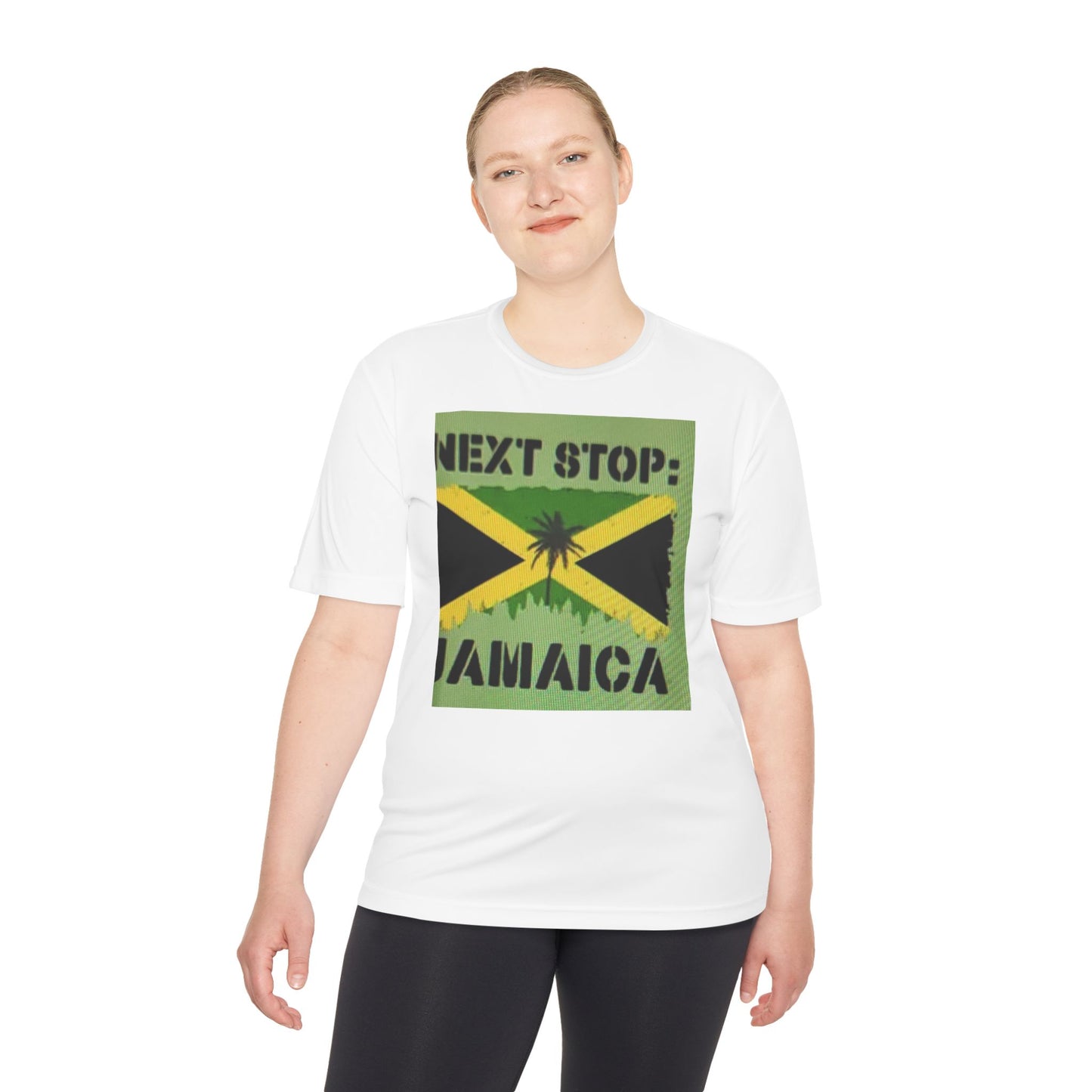 Jamaica Next Stop Unisex Moisture Wicking Tee