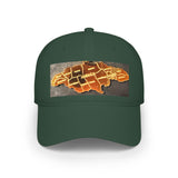Jamaica Map Patch Baseball Cap — Island Outline Embroidered Low-Profile Hat