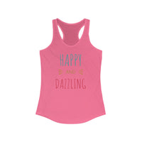 Happy and Dazzling Women’s Racerback Tank Top