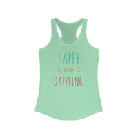 Happy and Dazzling Women’s Racerback Tank Top