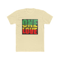 Cotton Crew Tee - ONE LOVE Unisex Shirt with High Quality Print