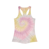 View of Buff Bay, Portland, JamaicaTie Dye Racerback Tank Top - Colorful Beach Vibes for Summer Fun