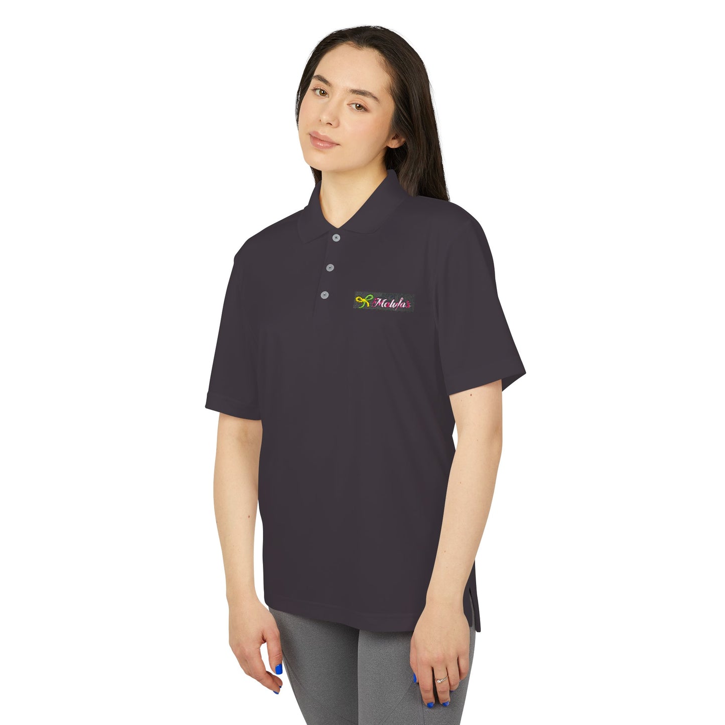 Athletic Polo Shirt, Adidas Unisex Performance Polo by MALVIA'S, Sports Apparel, Golf Clothing, Tennis Attire, Active Wear, Workout Top