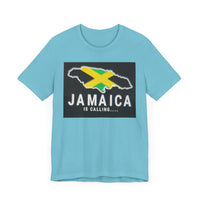Jamaica Is Calling Unisex Jersey Tee - Casual Summer Vibe
