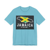 Jamaica Is Calling Unisex Jersey Tee - Casual Summer Vibe