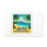 Canvas Wall Art - Support Jamaica Hurricane Mellissa Relief