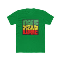 Cotton Crew Tee - ONE LOVE Unisex Shirt with High Quality Print