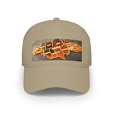 Jamaica Map Patch Baseball Cap — Island Outline Embroidered Low-Profile Hat