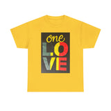 Valentine's Day SALE - ONE LOVE Unisex Heavy Cotton Tee