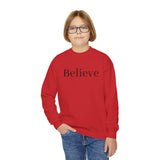 Cozy Youth Crewneck Sweatshirt for Stylish Kids, Warm and Playful, Loose Fit for Active Youngsters, Birthday Gift, Holiday Apparel, Safety