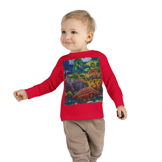 Toddler Tee - Custom T-Rex Design, 100% Combed Ringspun Cotton, Unisex Fit