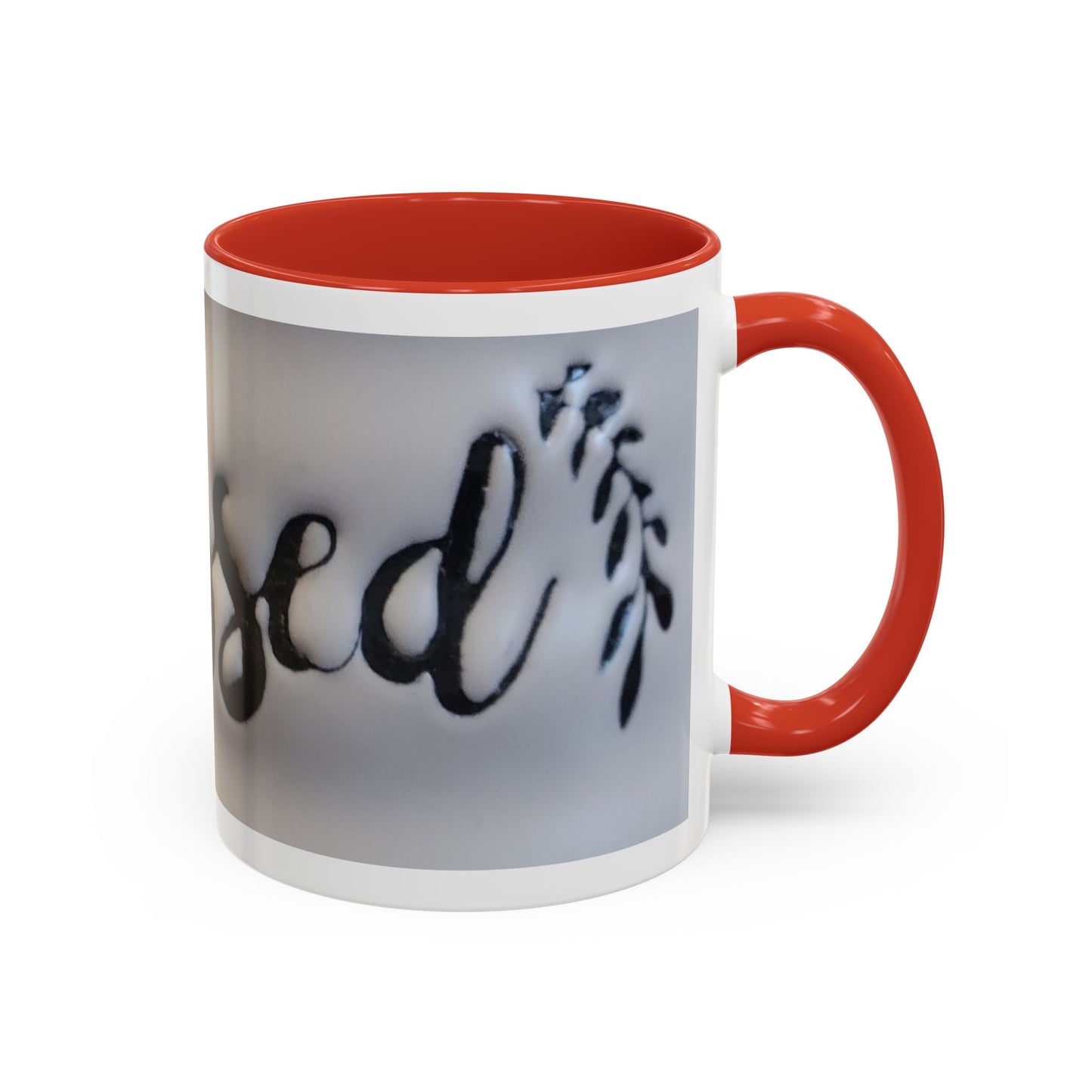 Blessed Accent Coffee Mug - 11oz & 15oz | Positive Vibes for Every Sip