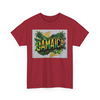 Jamaican Paradise Unisex Heavy Cotton Tee - Tropical Vibe T-Shirt