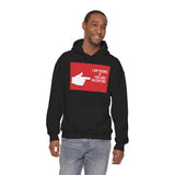 Valentine Arrow Hoodie - "I Am Yours & You Are Valentine" Romantic Sweatshirt
