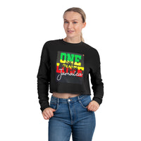 One Love Jamaica Cropped Sweatshirt - Cozy and Stylish Women's Apparel