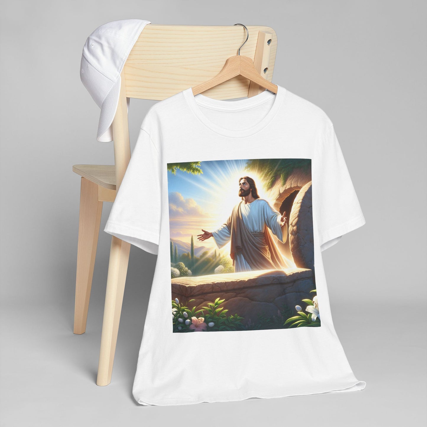 Inspirational Faith T-Shirt: He Is Risen Indeed, Christian Apparel, Easter Gift, Religious Tee, Unisex Graphic Shirt