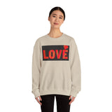 LOVE Unisex Crewneck Sweatshirt - Cozy Style for Special Occasions