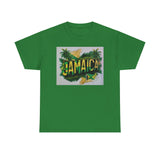 Jamaican Paradise Unisex Heavy Cotton Tee - Tropical Vibe T-Shirt