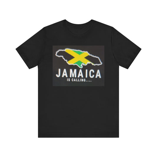 Jamaica Is Calling Unisex Jersey Tee - Casual Summer Vibe