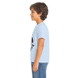 Kids Tee — "Stay Pawsitive" Cute Puppy Graphic