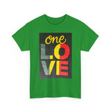 Valentine's Day SALE - ONE LOVE Unisex Heavy Cotton Tee