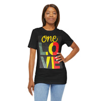 ONE LOVE Unisex Jersey Short Sleeve Tee