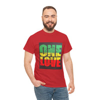 ONE LOVE Unisex Heavy Cotton Tee