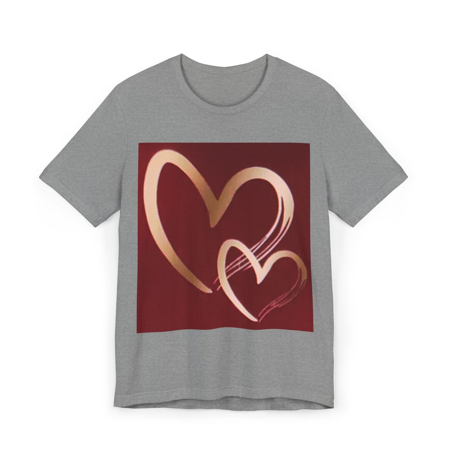 Love Heart Unisex Jersey T-Shirt - Perfect for Valentine's Day & Everyday Wear