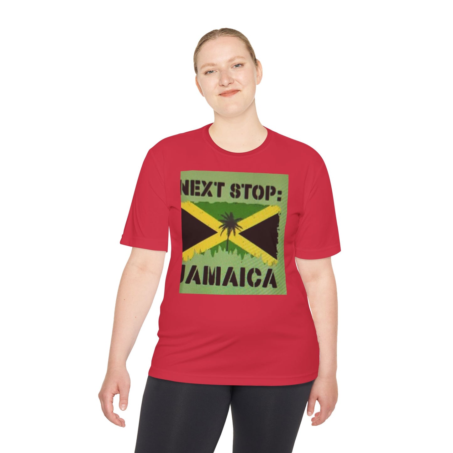 Jamaica Next Stop Unisex Moisture Wicking Tee