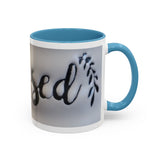 Blessed Accent Coffee Mug - 11oz & 15oz | Positive Vibes for Every Sip