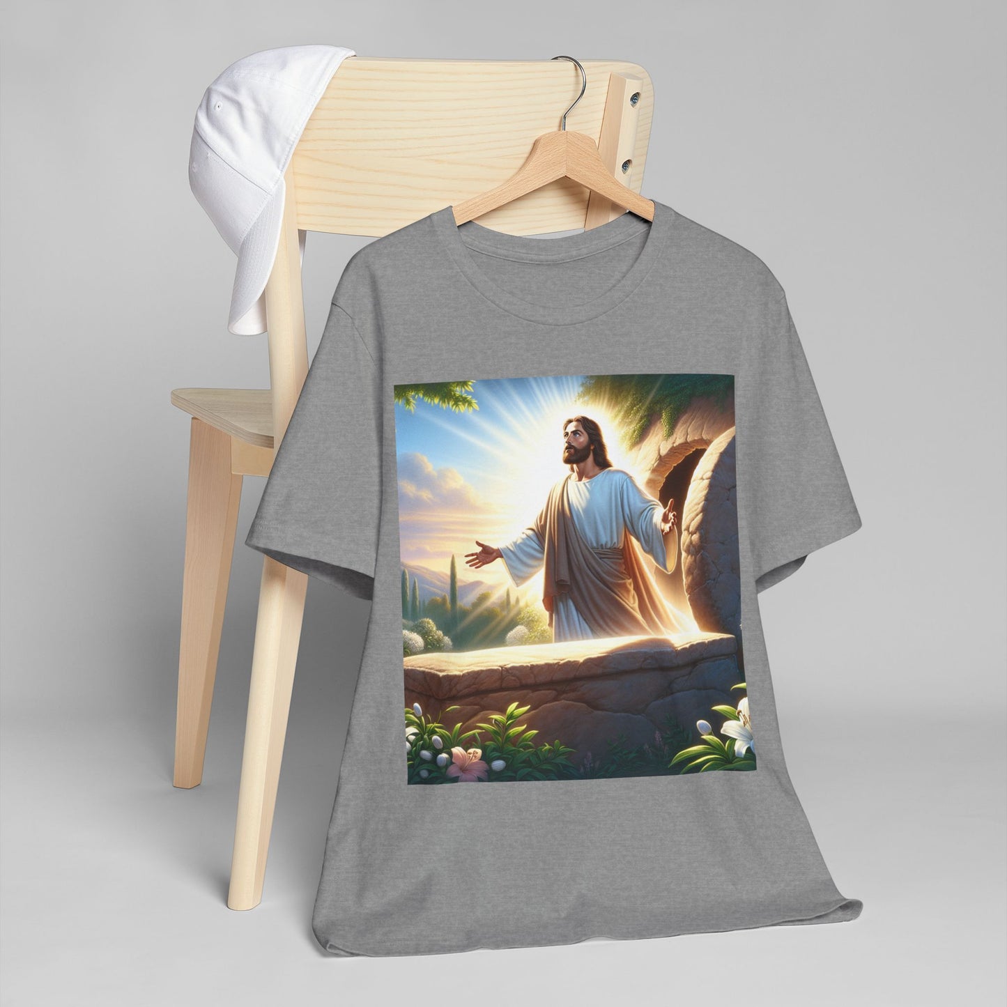Inspirational Faith T-Shirt: He Is Risen Indeed, Christian Apparel, Easter Gift, Religious Tee, Unisex Graphic Shirt