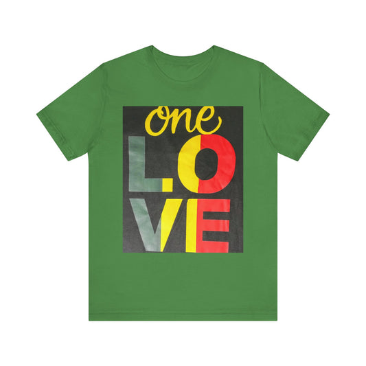 ONE LOVE Unisex Jersey Short Sleeve Tee