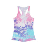 View of Buff Bay, Portland, JamaicaTie Dye Racerback Tank Top - Colorful Beach Vibes for Summer Fun