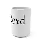 Mug 15oz Fill my cup Lord quote