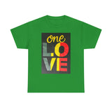 Valentine's Day SALE - ONE LOVE Unisex Heavy Cotton Tee