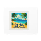 Canvas Wall Art - Support Jamaica Hurricane Mellissa Relief