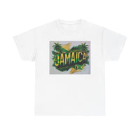 Jamaican Paradise Unisex Heavy Cotton Tee - Tropical Vibe T-Shirt